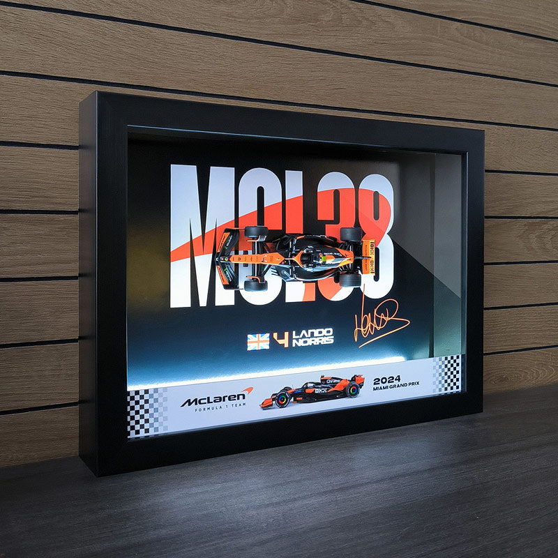 Lando Norris McLaren MCL38 - Senna tribute livery