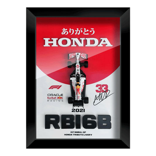 Max Verstappen F1 Red Bull Tribute Frame Bundle – RB16B & RB19