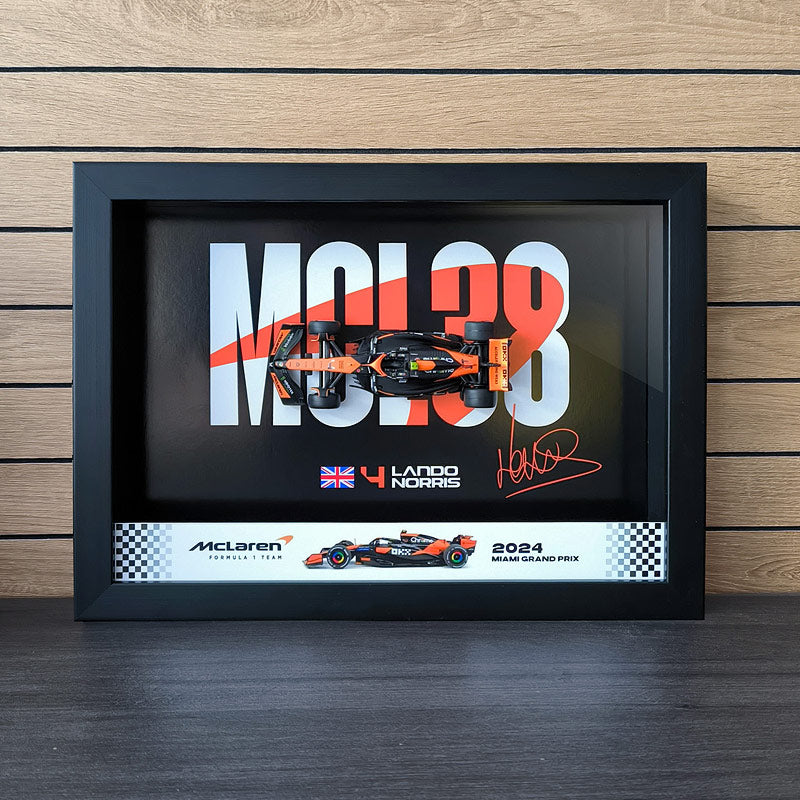 Lando Norris McLaren MCL38 - Senna tribute livery