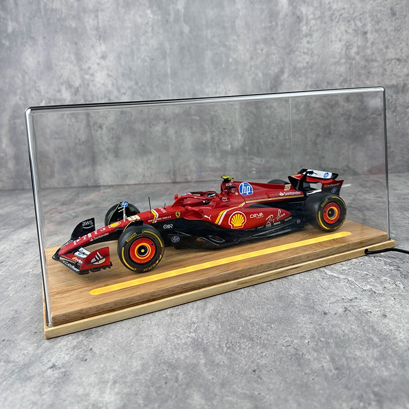 Ferrari SF-24 Formula 1 Diecast Model 1:18 with Display Case - F1 2024 Collector Edition
